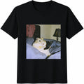 Funny Hamster Reading Cotton T-Shirt product image 1