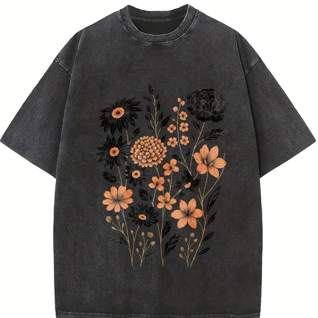 Pressed Flowers Vintage Washed T-Shirt product image 2