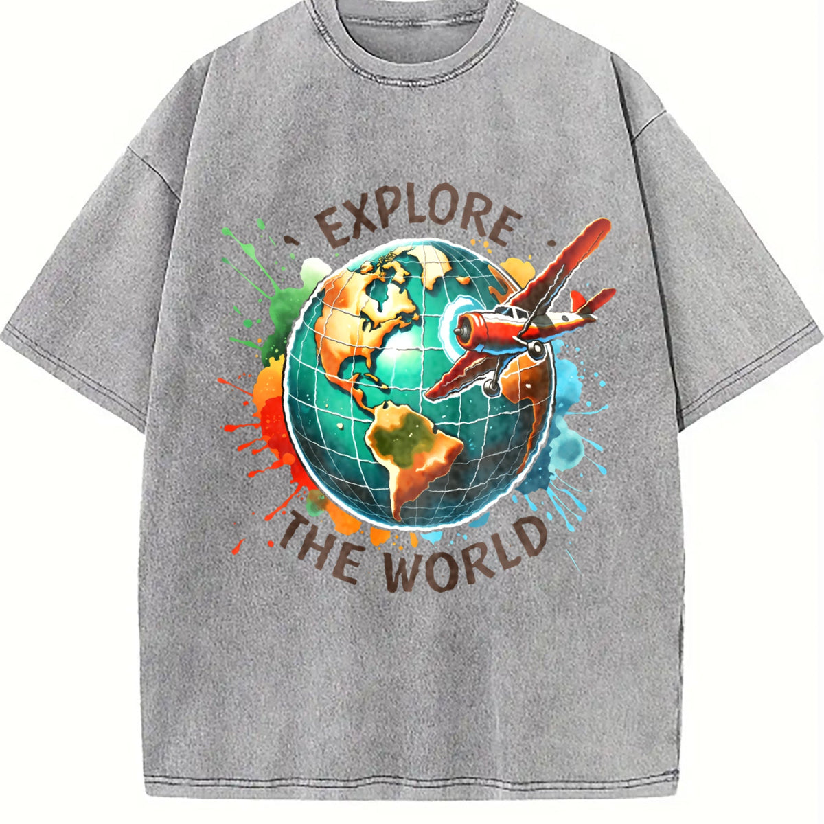 Global Soccer Fan Vintage Washed T-Shirt product image 5