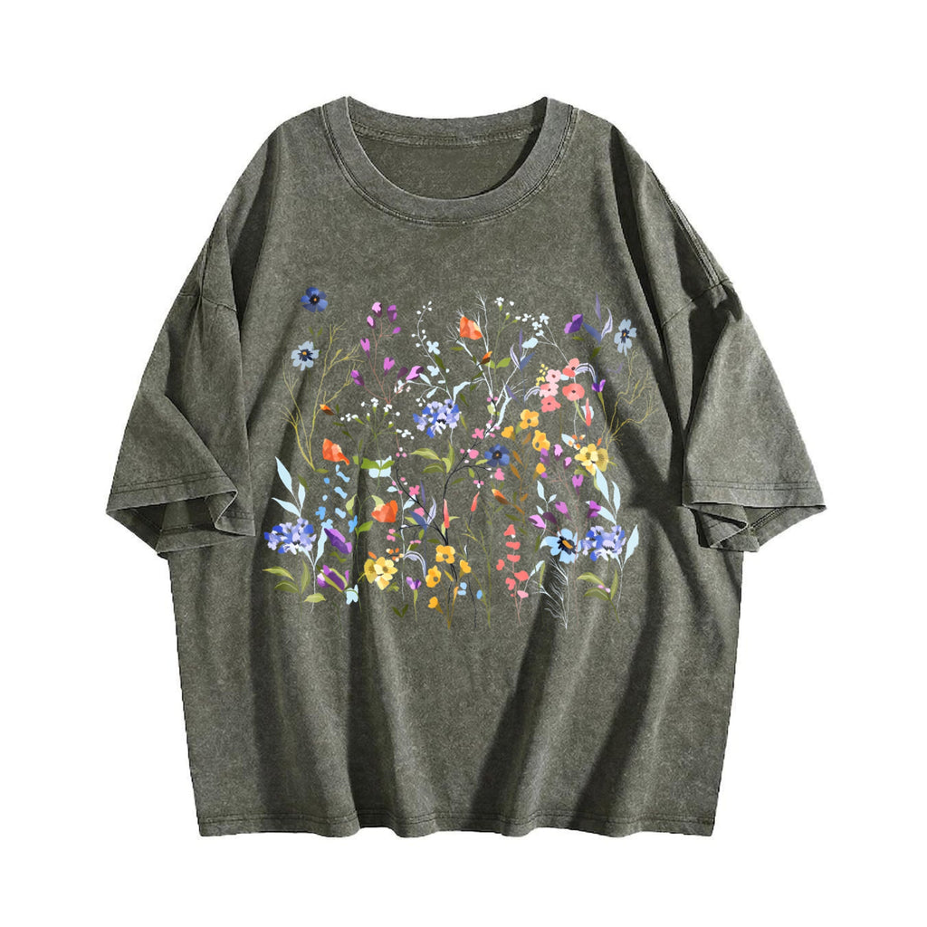 Pressed Flowers Vintage Washed T-Shirt product image 4