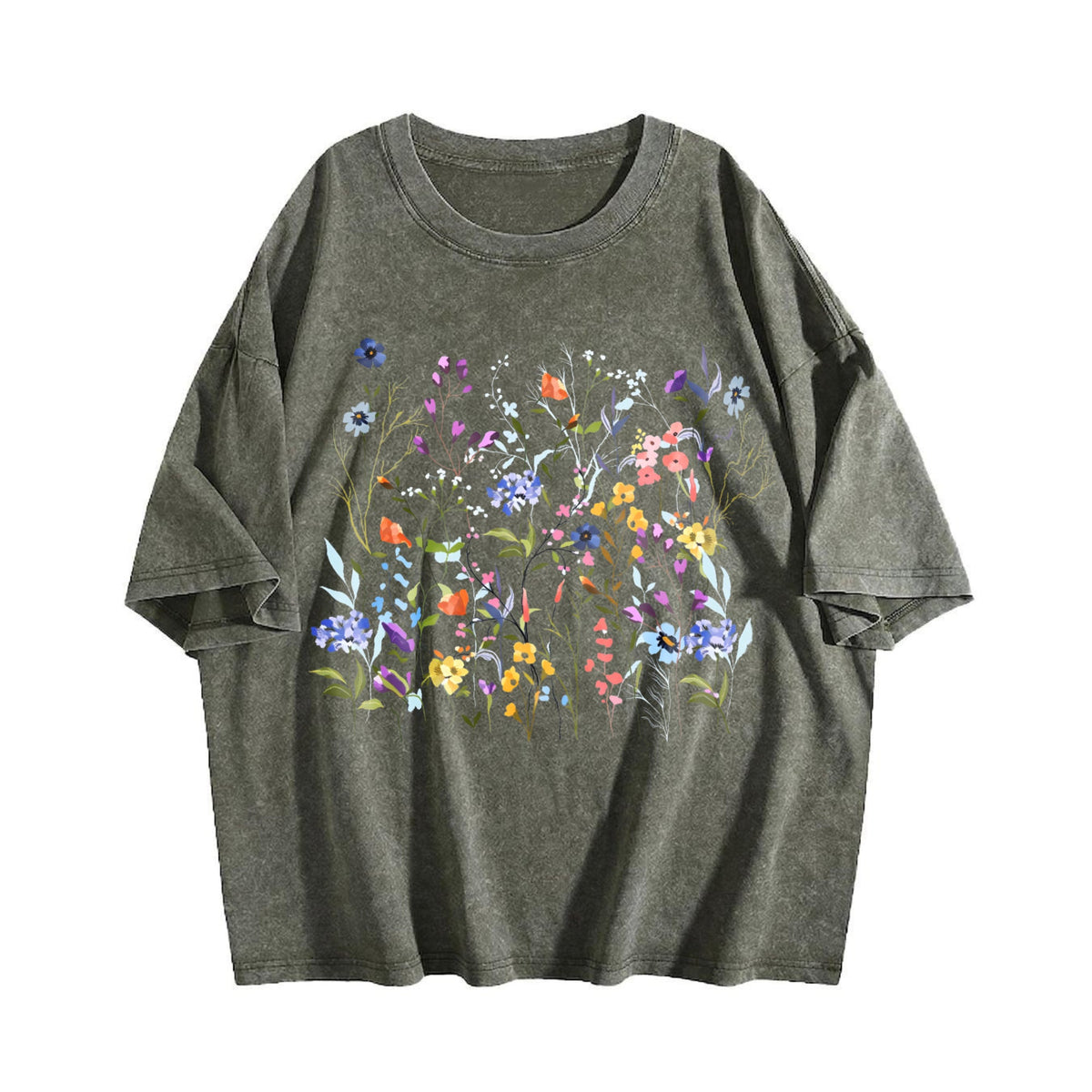 Pressed Flowers Vintage Washed T-Shirt product image 4
