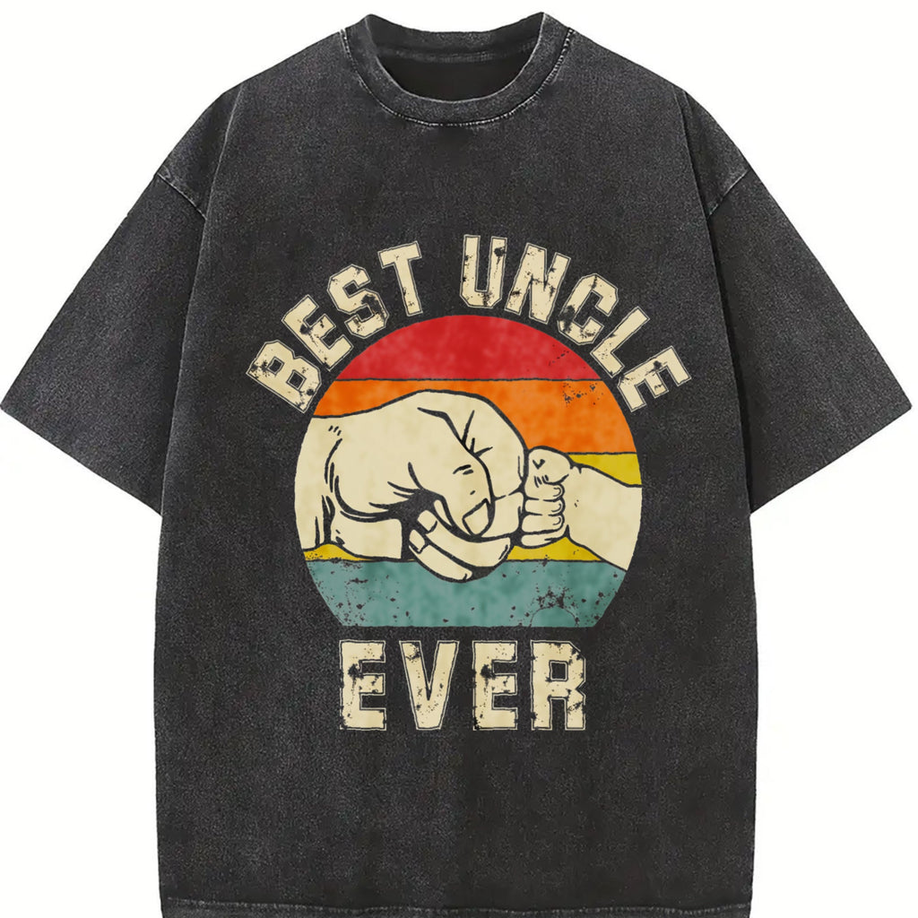 Best Uncle Ever Vintage Washed T-Shirt product image 2