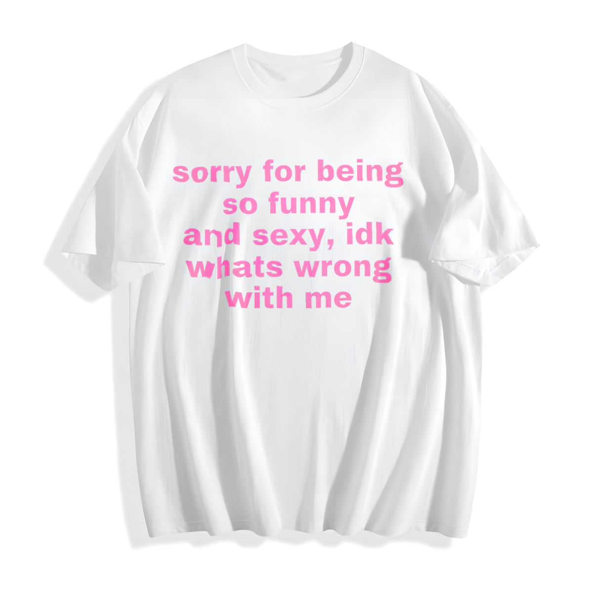 Sorry For Being So Funny And Sexy Cotton T-Shirt product image 2