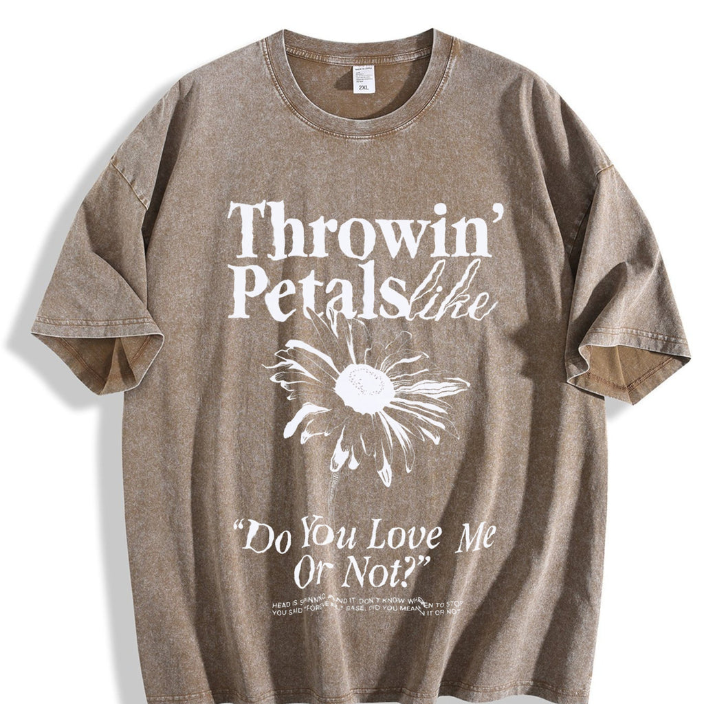 Throwin Petals Like Do You Love Me or Not Vintage Washed product image 3