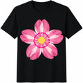 10piece--symmetrical Vibrant Pink Flower Sports Cotton product image 1