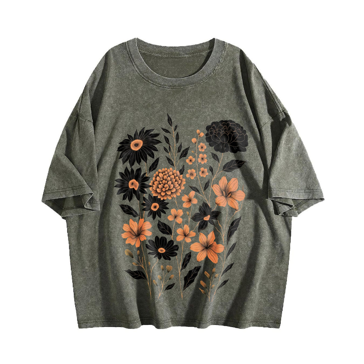 Pressed Flowers Vintage Washed T-Shirt product image 4