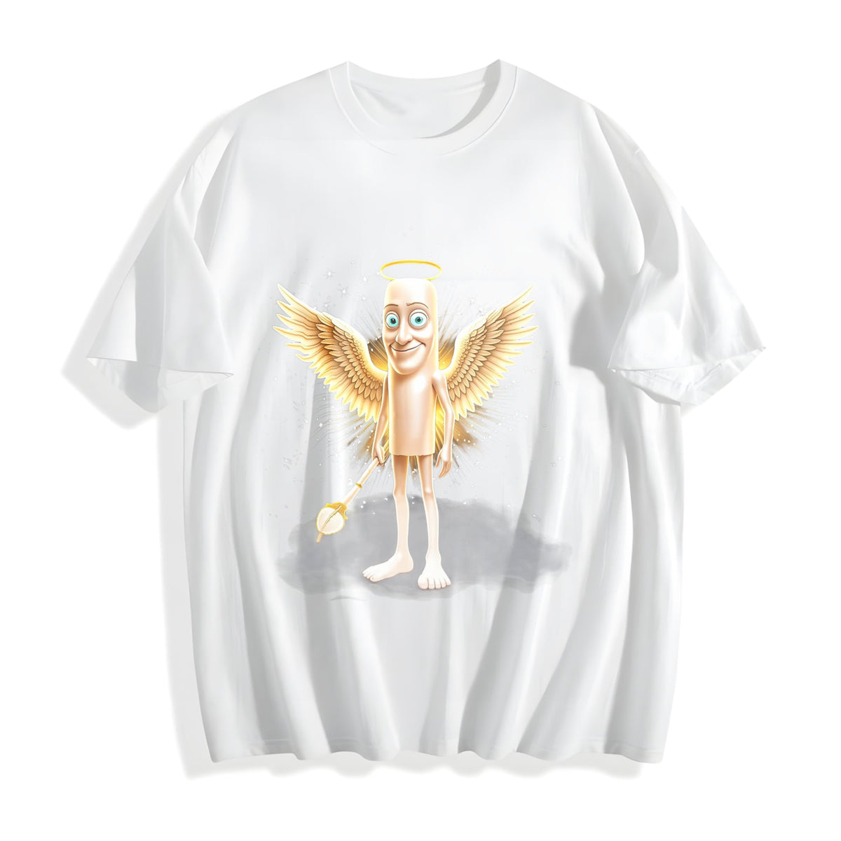 Funny Tung God Sahur Brainrot Meme Cotton T-Shirt product image 2