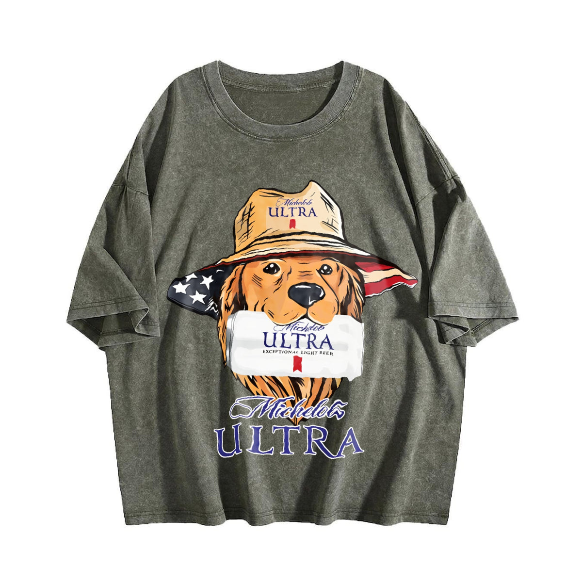 Michelob Ultra American Dog Vintage Washed T-Shirt product image 4