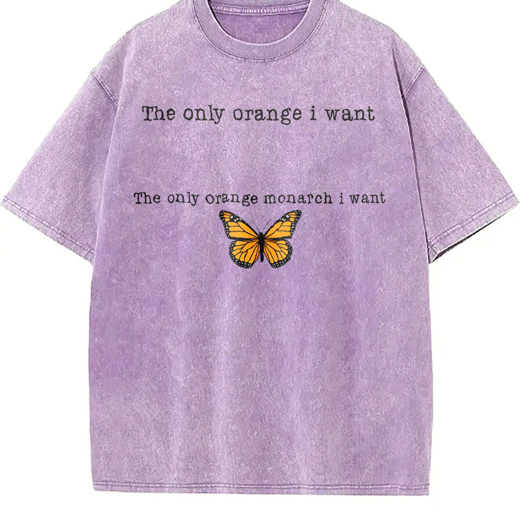 Only Orange Monarch I Want Vintage Washed T-Shirt product image 6