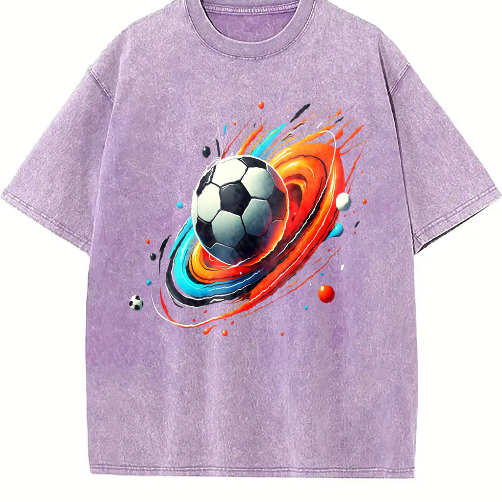 Global Soccer Fan Vintage Washed T-Shirt product image 6