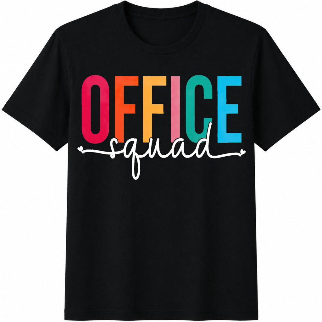 Office Squad Matching Coworker Secretary Cotton T-Shirt product image 1