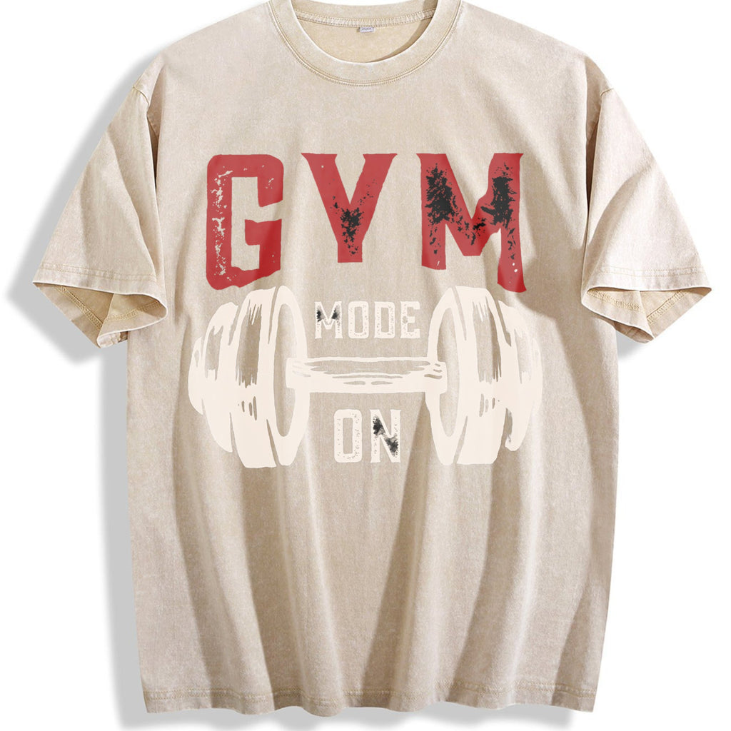 Gym Motivation Vintage Washed T-Shirt product image 1