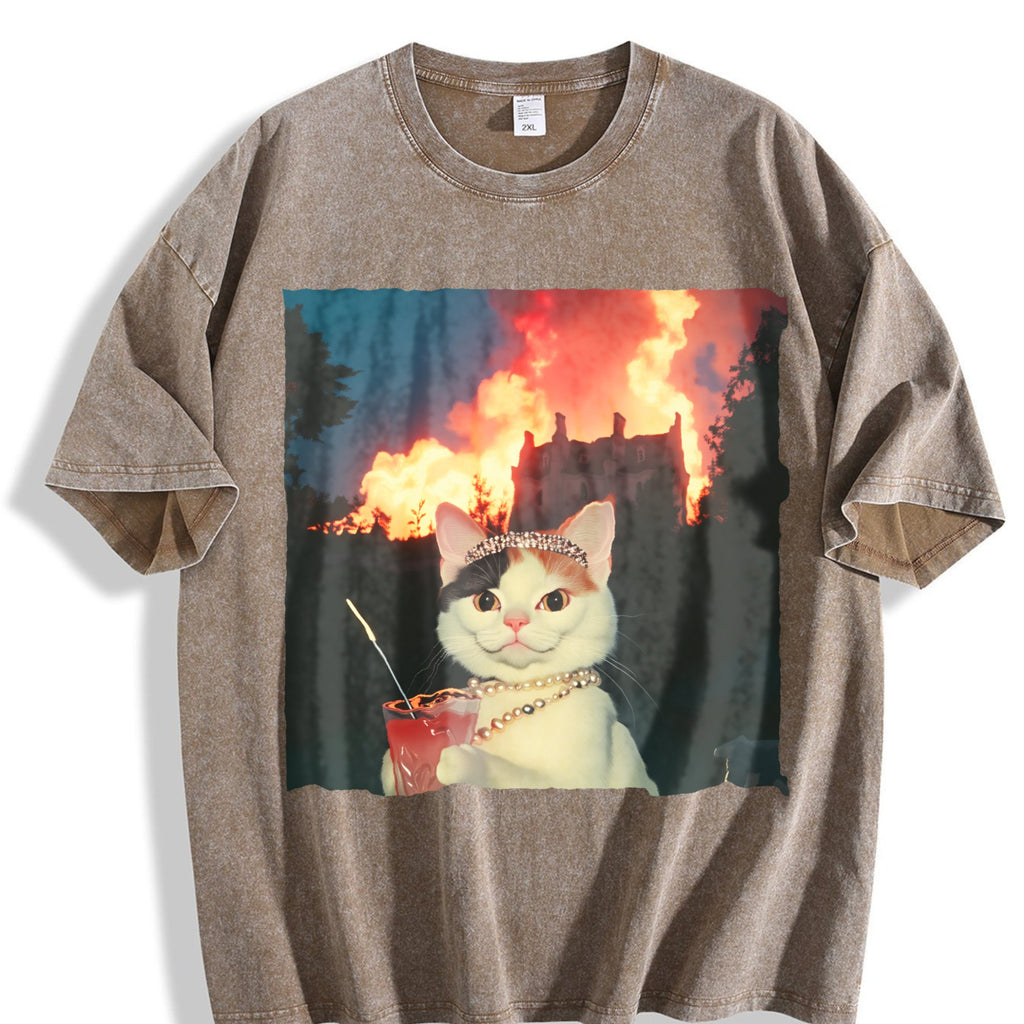 Patterned Vintage Washed T-Shirt product image 3