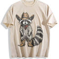 Raccoon Cowboy Vintage Washed T-Shirt product image 1