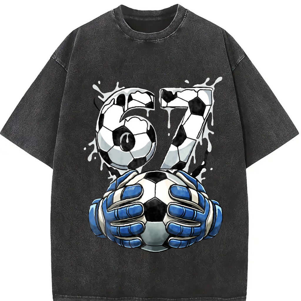 Global Soccer Fan Vintage Washed T-Shirt product image 2