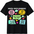 Cute Colors Mental Health Reminders Awareness Month T product image 1