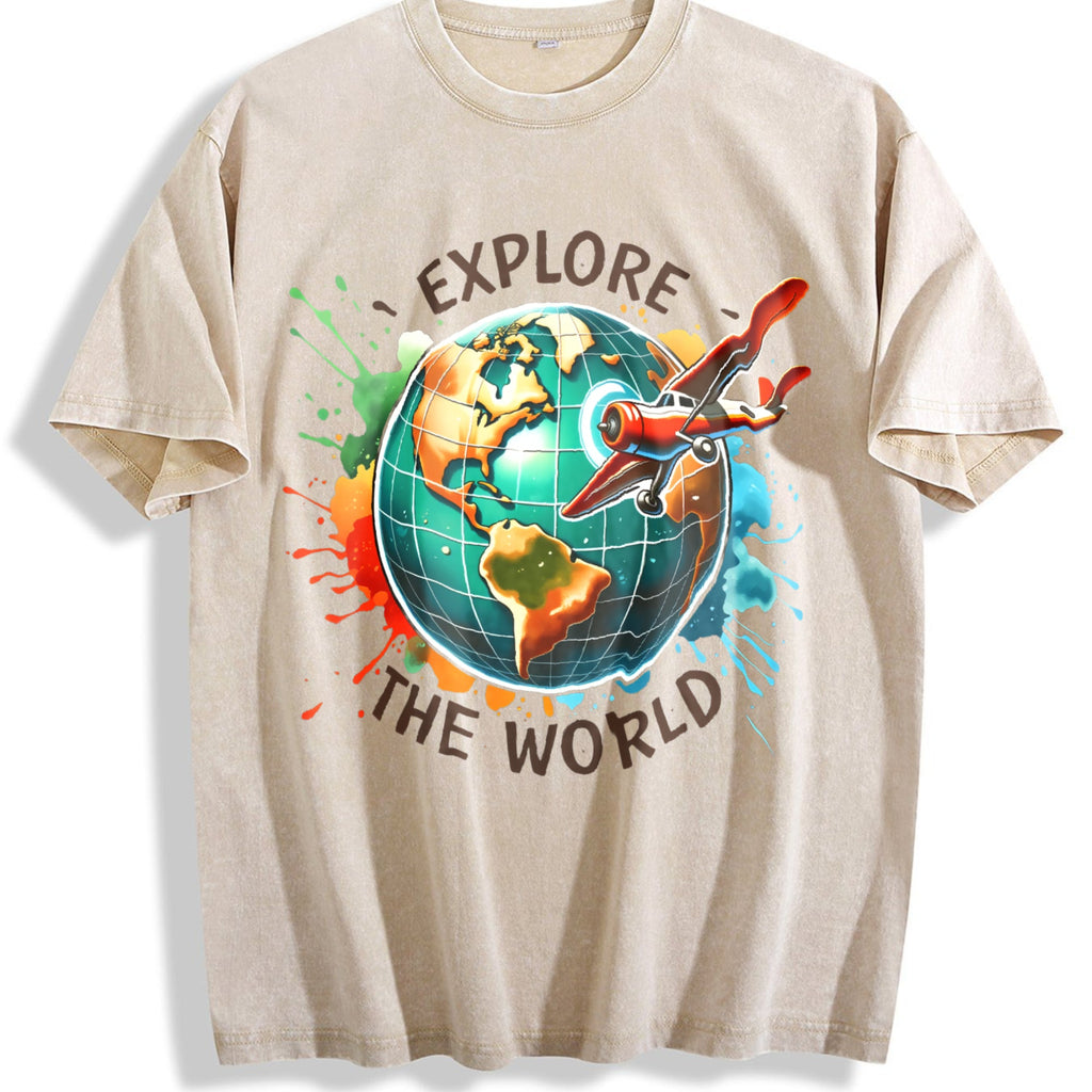 Global Soccer Fan Vintage Washed T-Shirt product image 1