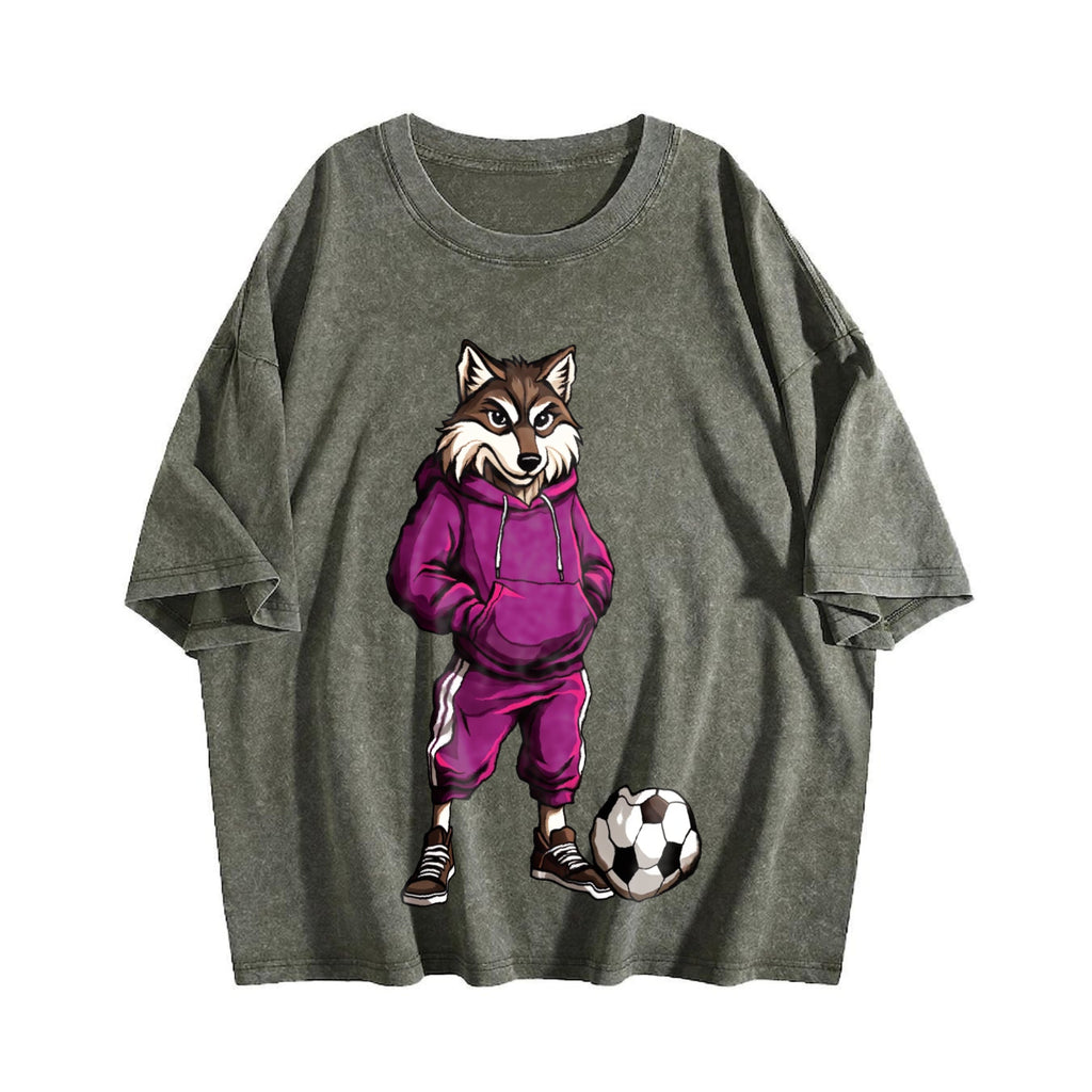 Global Soccer Fan Vintage Washed T-Shirt product image 4