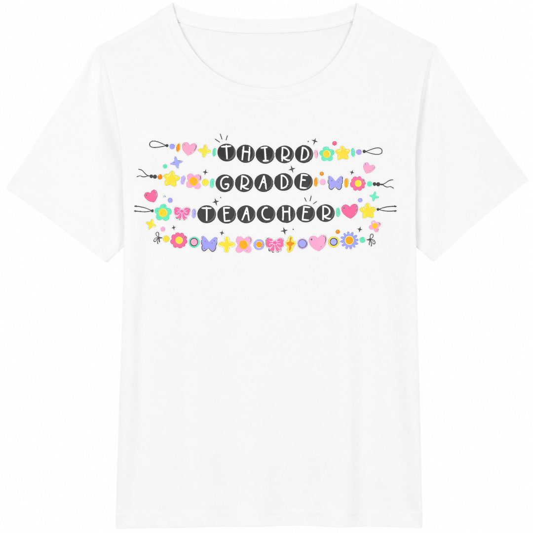 Third Grade Teacher Cotton T-Shirt product image 2
