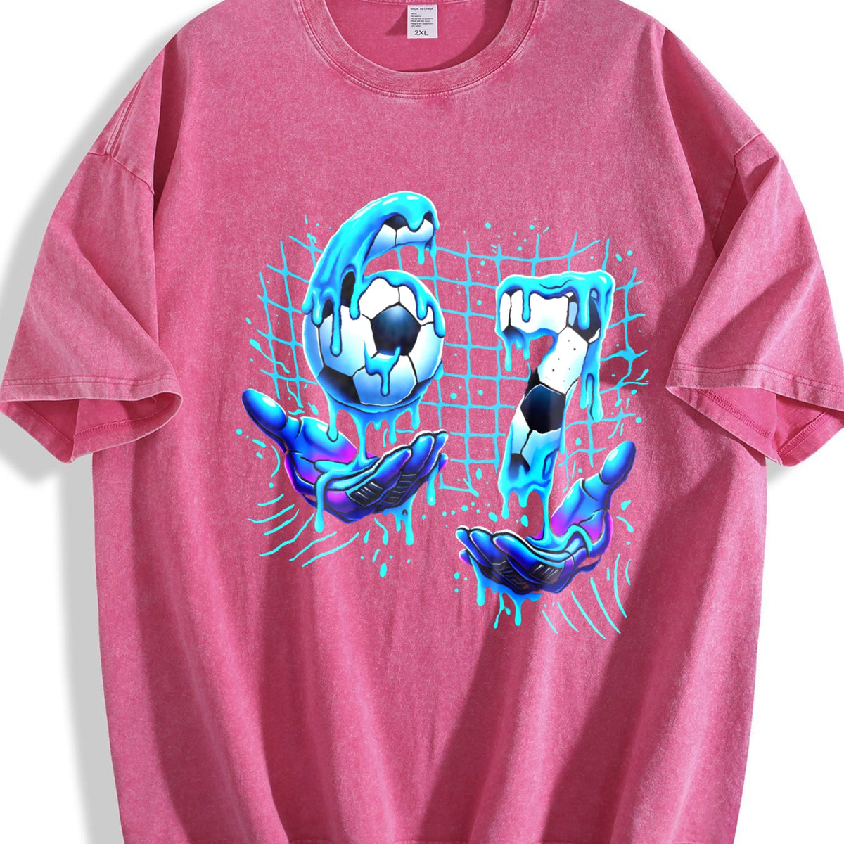 Global Soccer Fan Vintage Washed T-Shirt product image 7