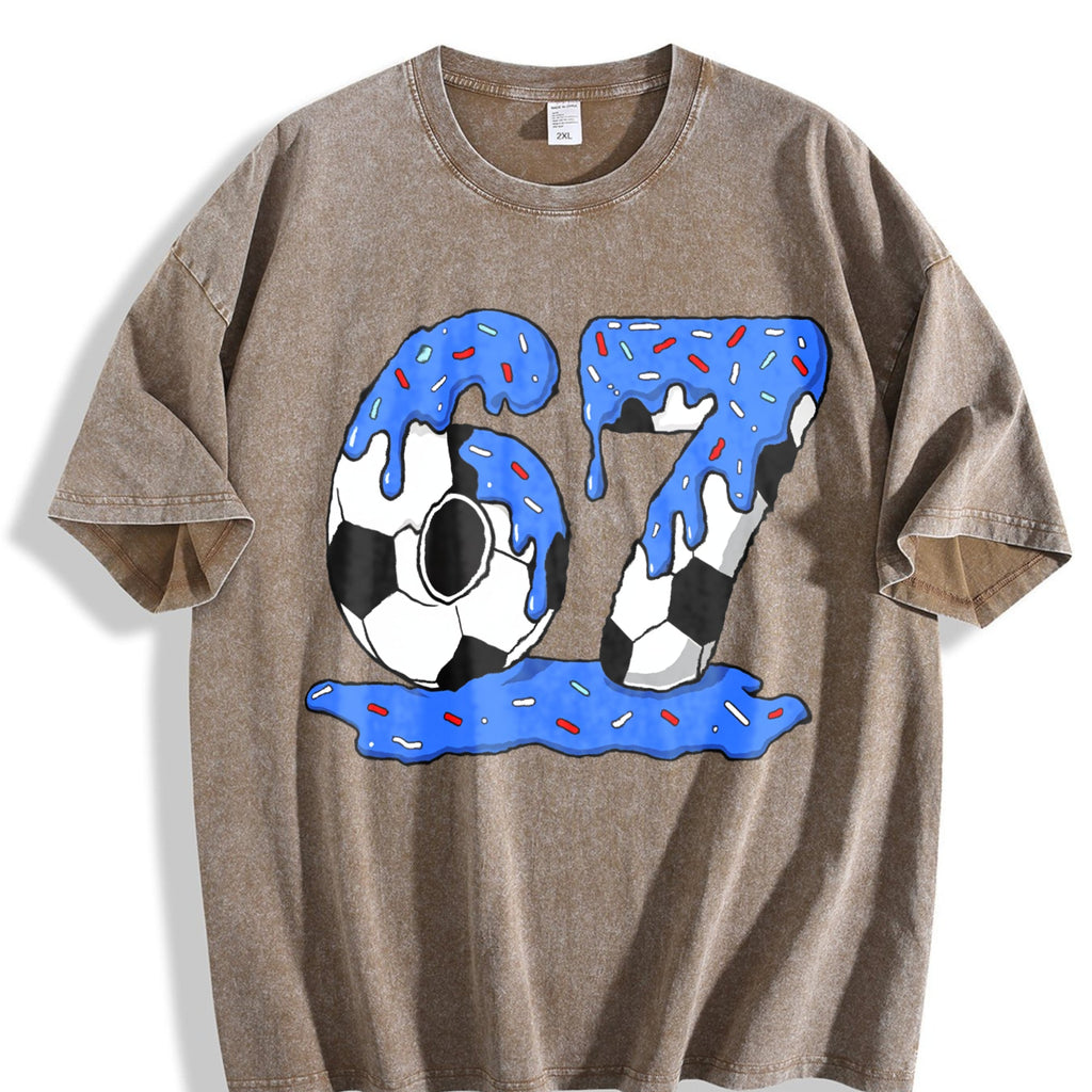Global Soccer Fan Vintage Washed T-Shirt product image 3