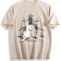 Religious Prayer Cross Black Grunge Vintage Washed T-Shirt product image 1