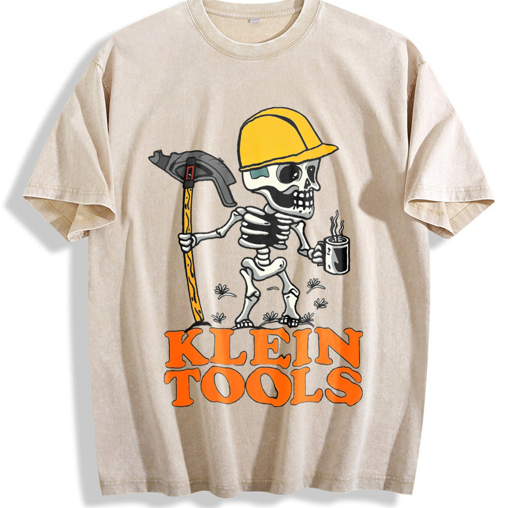 Klein Tools Skeleton Worker Vintage Washed T-Shirt product image 1