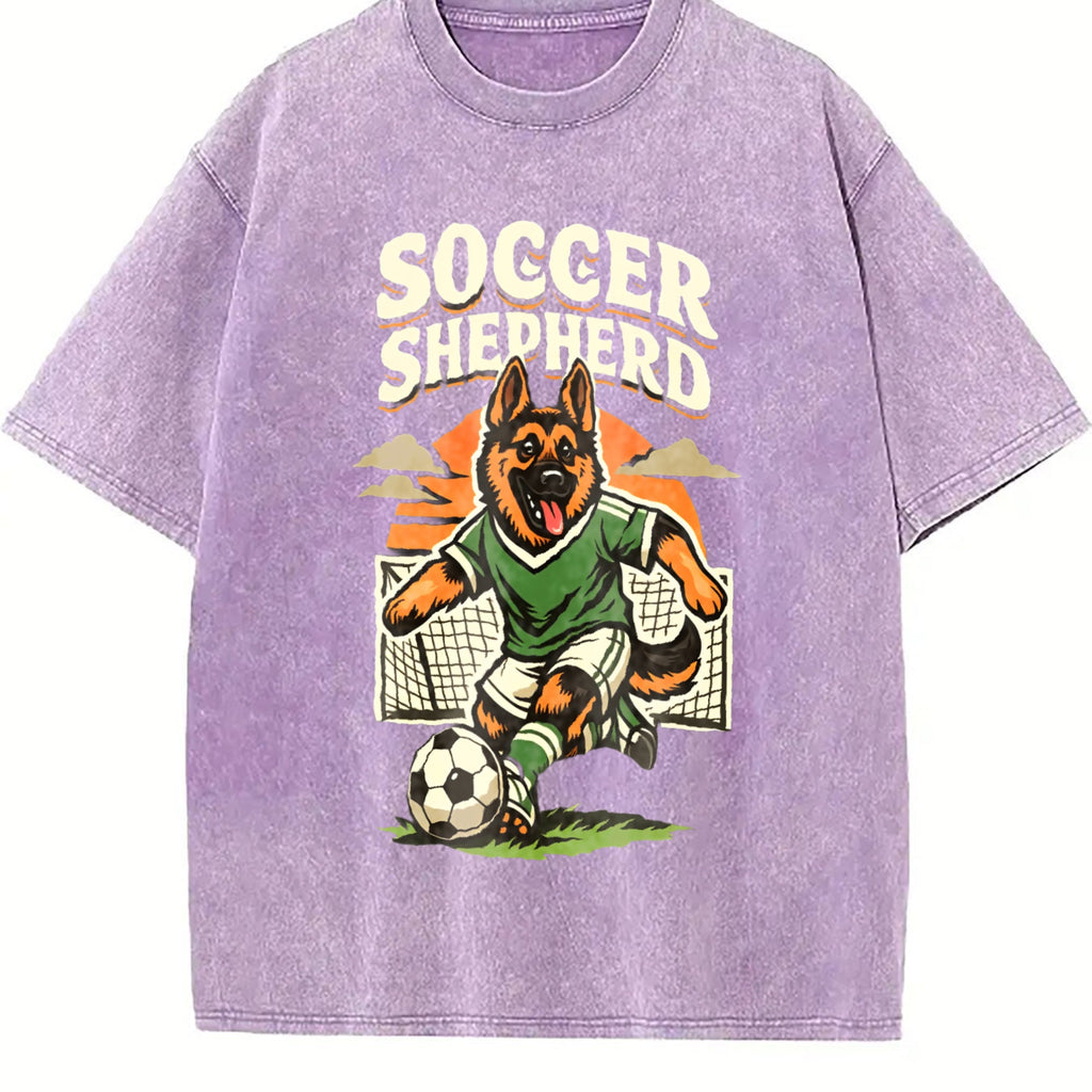 Global Soccer Fan Vintage Washed T-Shirt product image 6