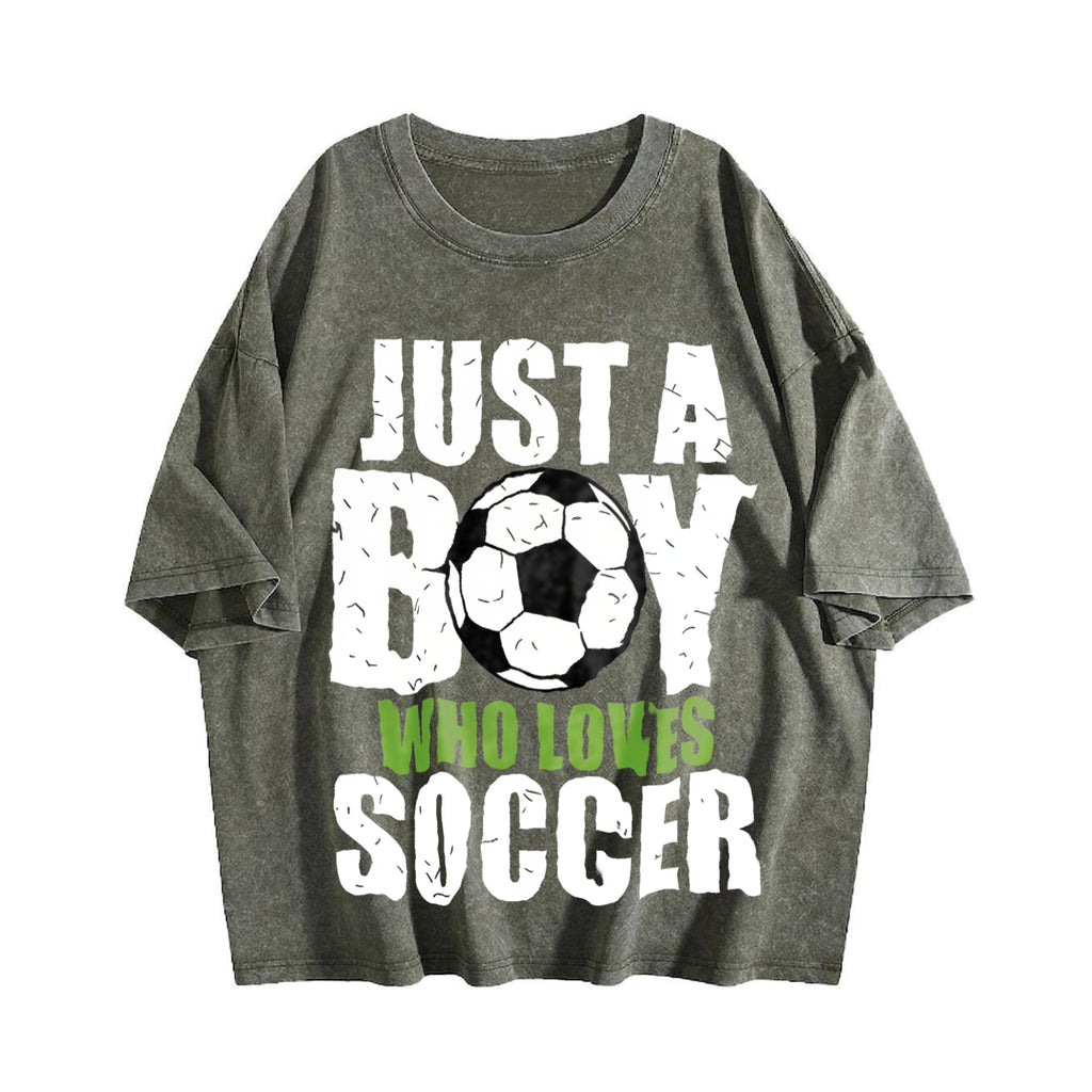 Global Soccer Fan Vintage Washed T-Shirt product image 4