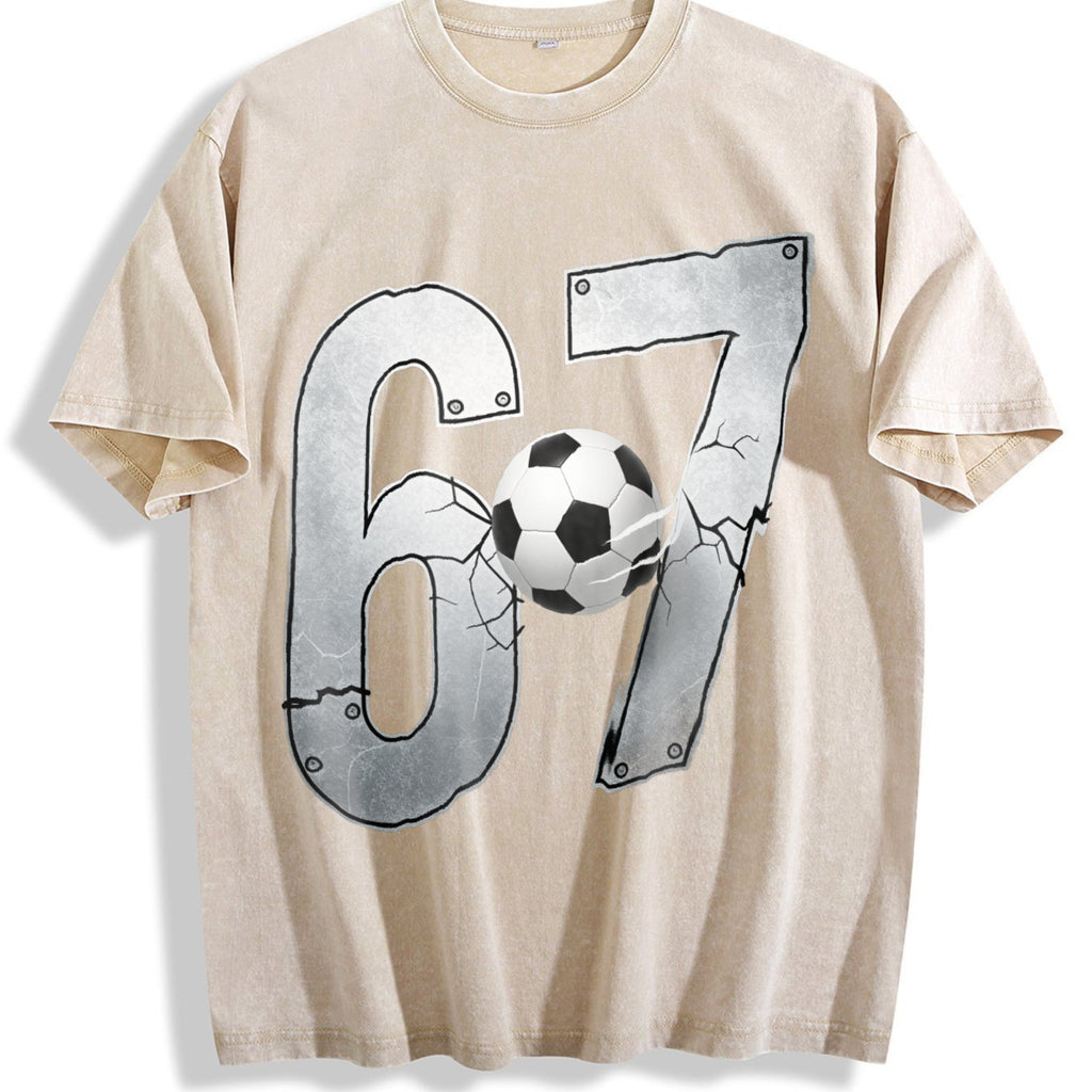 Global Soccer Fan Vintage Washed T-Shirt product image 1
