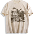 Western Cowboy UFO Vintage Washed T-Shirt product image 1