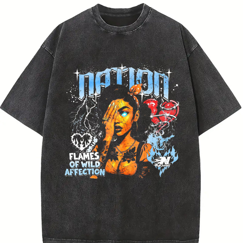 Nation Pinup Vintage Washed T-Shirt product image 2