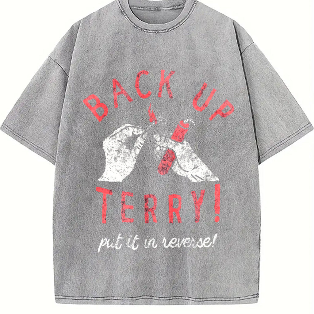 Back Up Terry Put It In Reverse Funny Fireworks Vintage product image 5