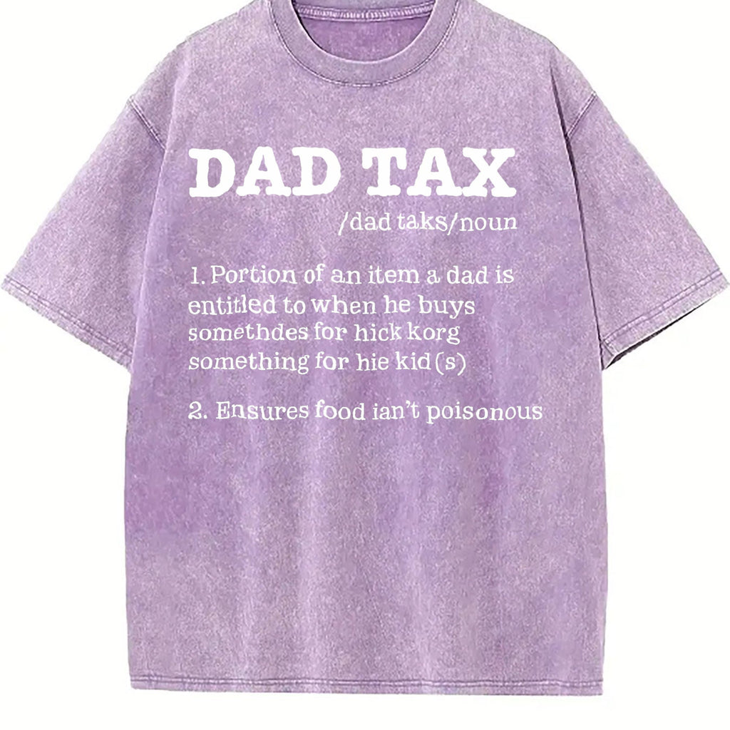 Funny Dad Tax Sarcastic Fathers Day Novelty For Vintage product image 6