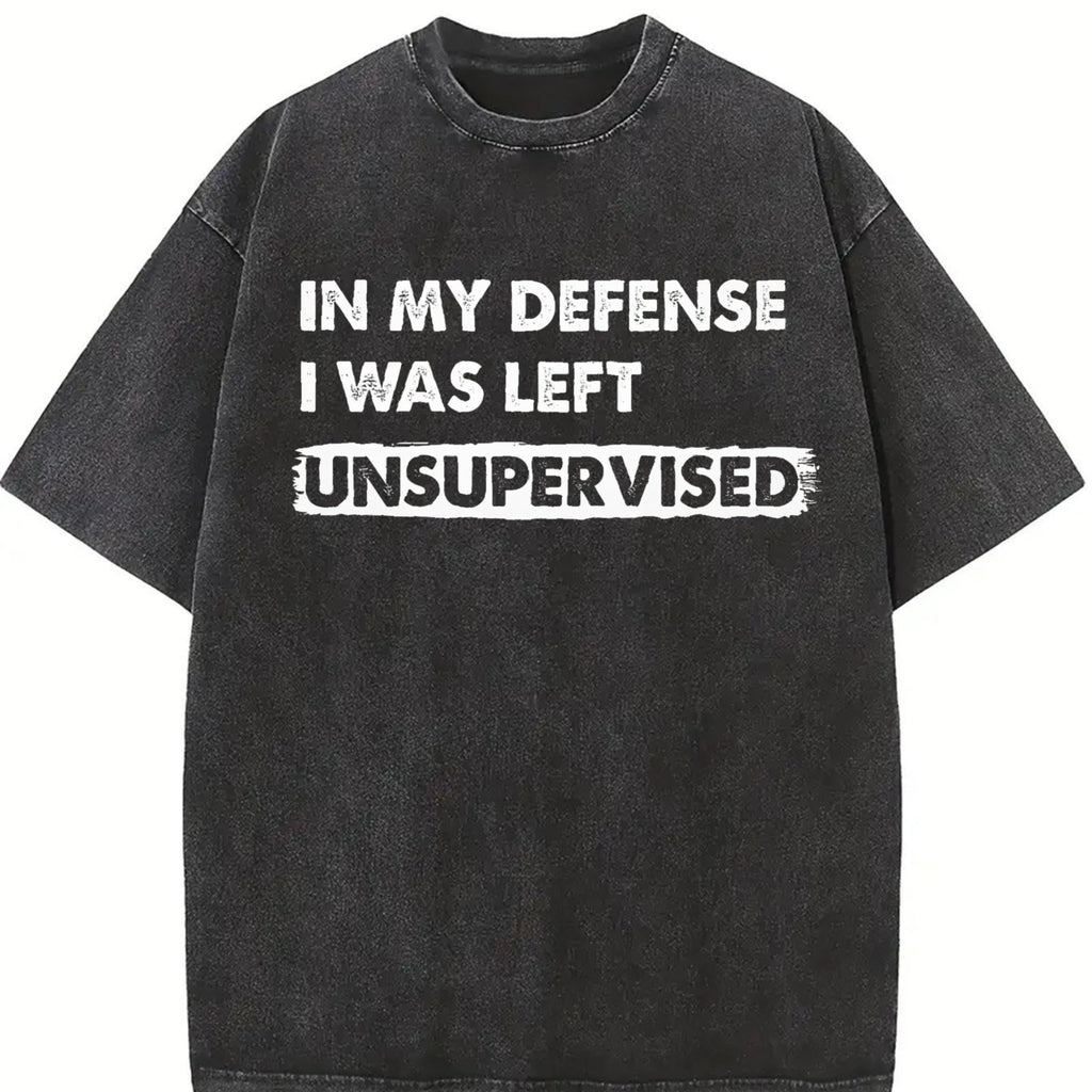 In My Defense I Was Unsupervised Funny Misbehaving Vintage product image 2