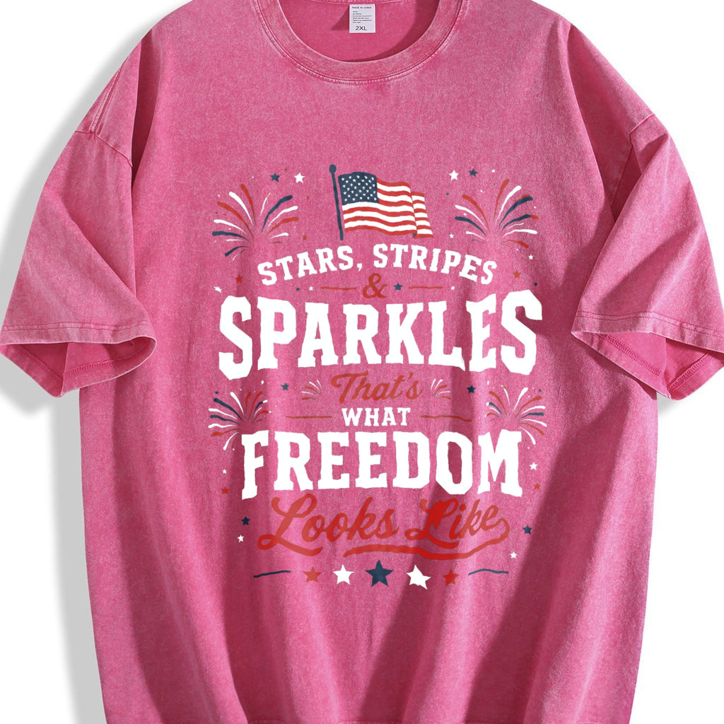 4th Of July - Stars Stripes Sparkles Freedom USA Vintage product image 7