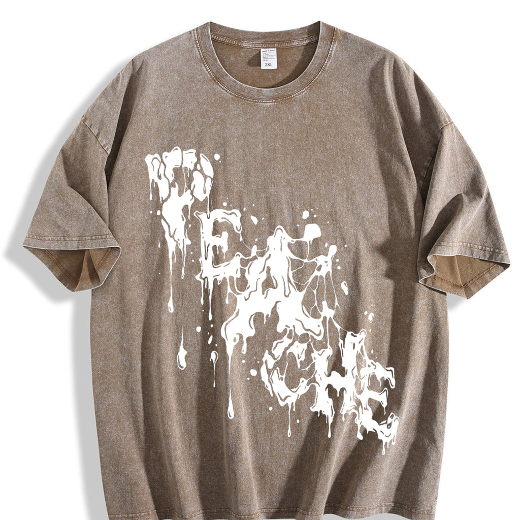 Explorer Statement With Dripping Graffiti Fear Vintage product image 3