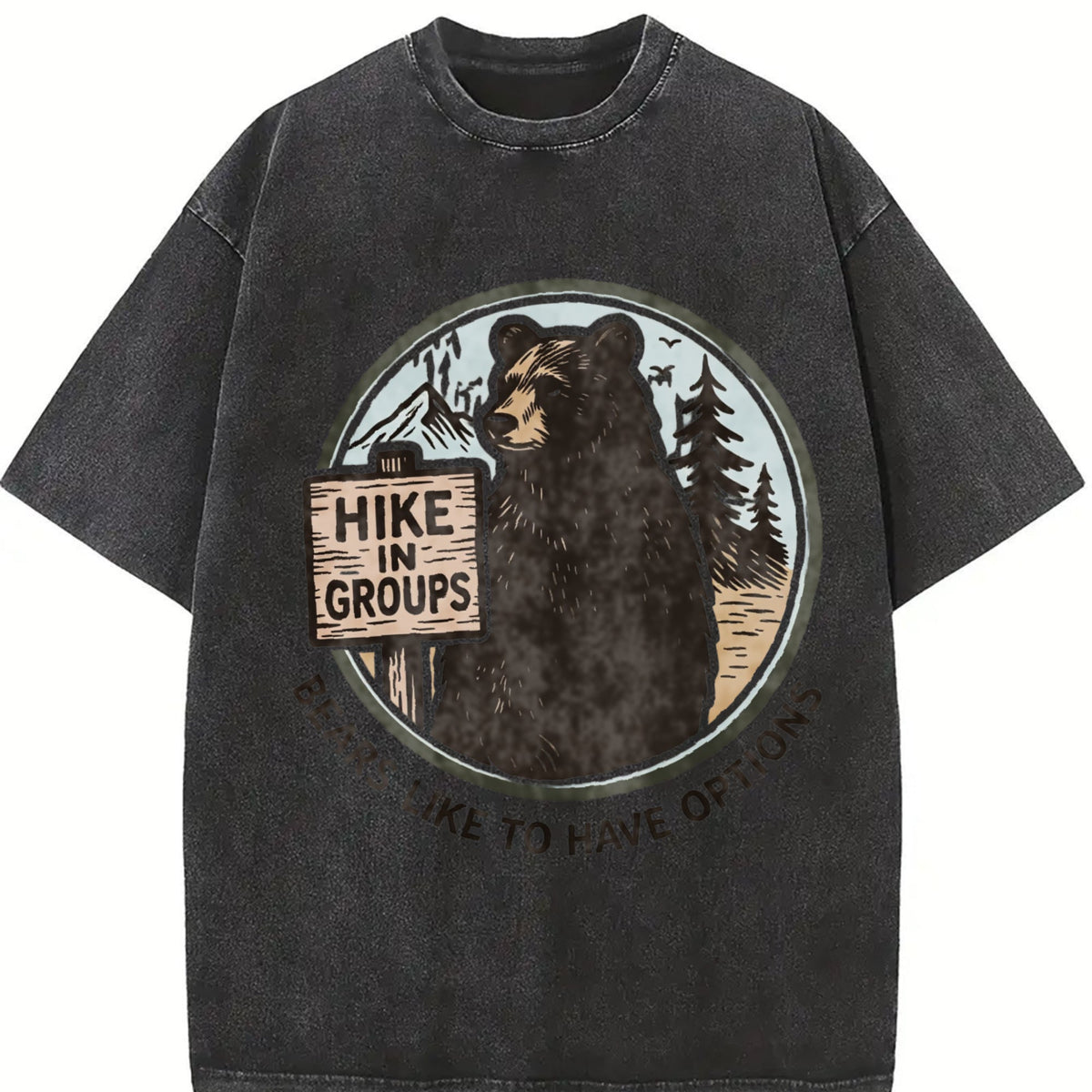 Hike In Groups Bears Like To Have Options Vintage Washed product image 2