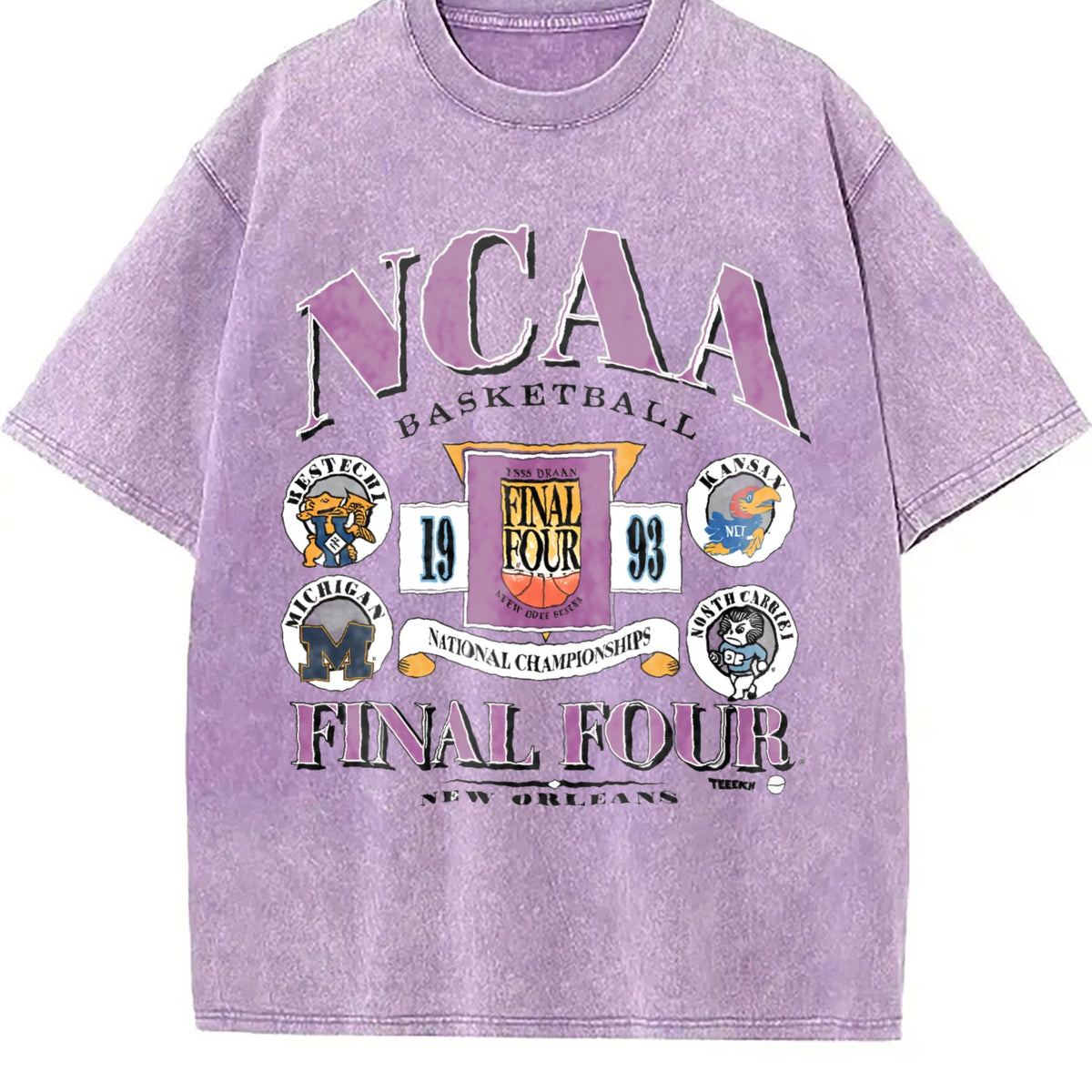 1993 Final Four Basketball College Sports Vintage Washed product image 6