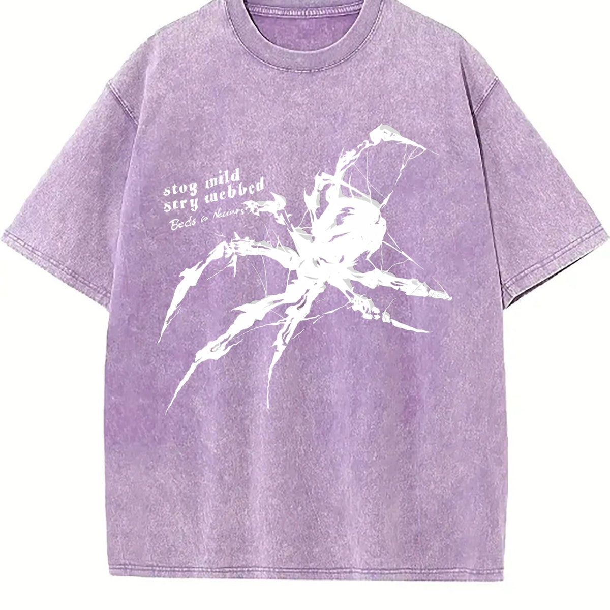 Weaving Future Gothic Spider Vintage Washed T-Shirt product image 6