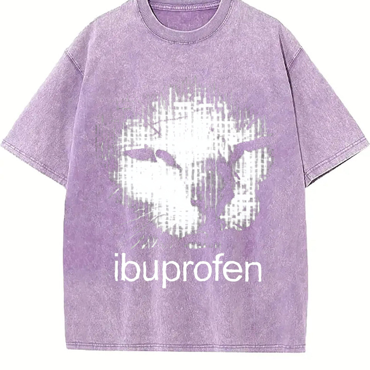 100 Ibuprofen Cat Meme Vintage Washed T-Shirt product image 6
