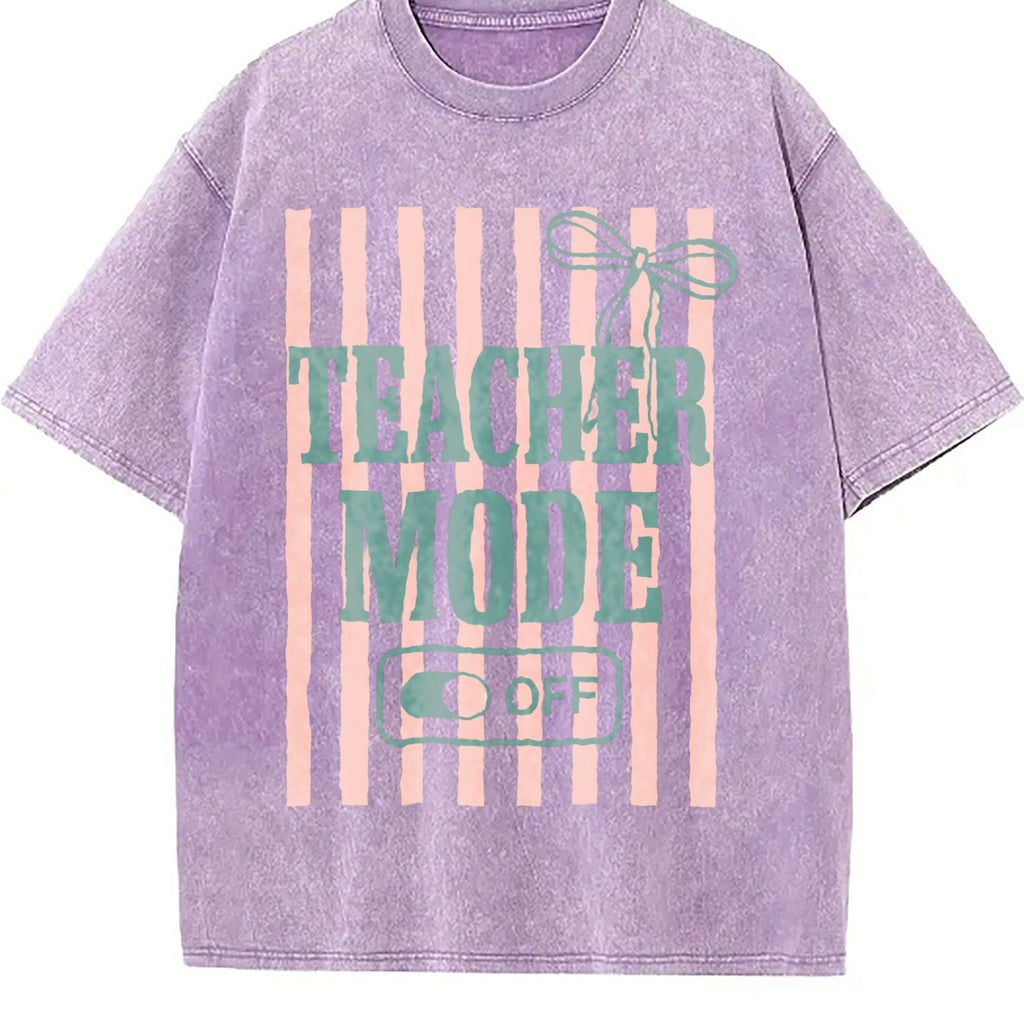 Teacher Mode Off Coquette Bow Summer Break Pastel Vintage product image 6