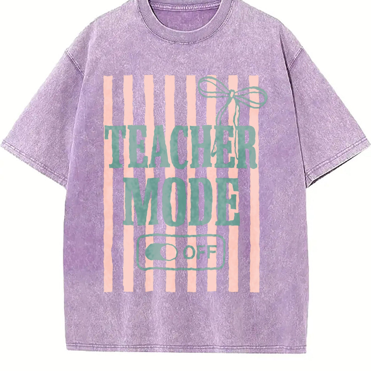 Teacher Mode Off Coquette Bow Summer Break Pastel Vintage product image 6