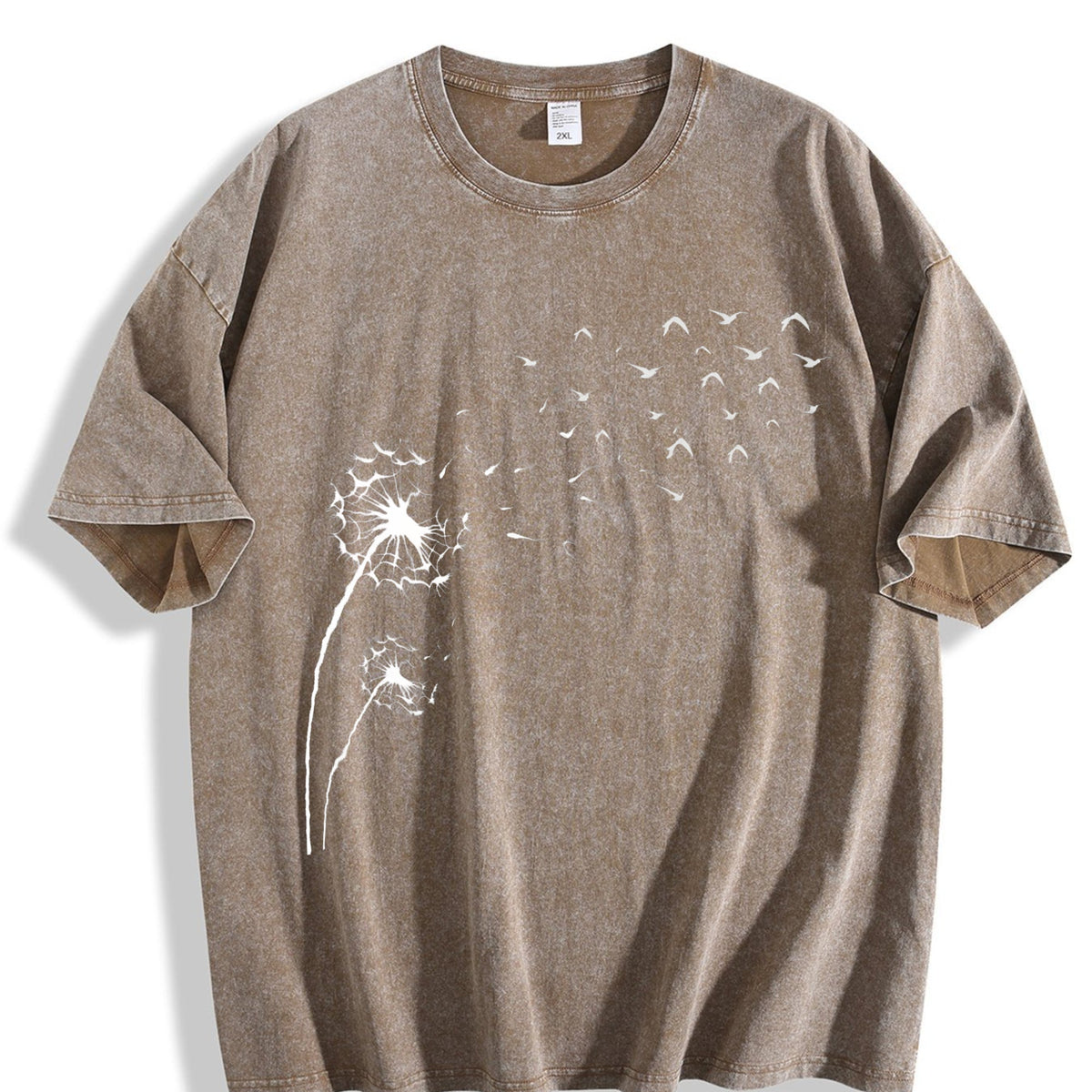 Dandelion Seeds in the Breeze Vintage Washed T-Shirt product image 3