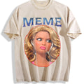 Sassy Doll Meme Portrait Vintage Washed T-Shirt product image 1