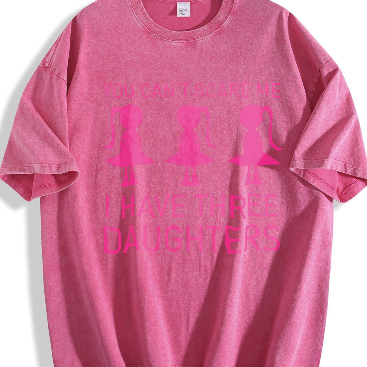 You Can't Scare Me I Have Three Daughters Vintage Washed product image 7