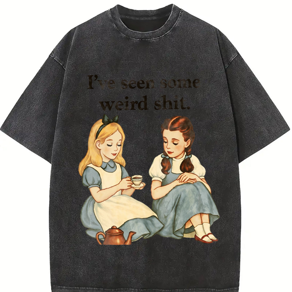 Weird Stuff - Girls - Sarcastic Vintage Washed T-Shirt product image 2