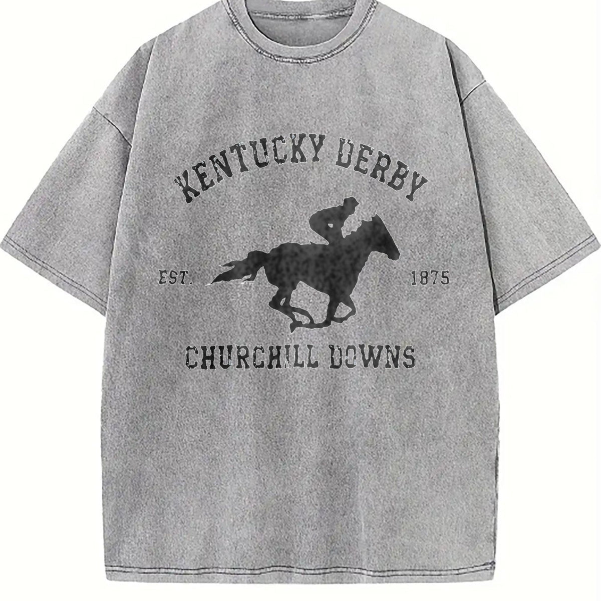 Kentucky Derby Grunge Toddler Vintage Washed T-Shirt product image 5