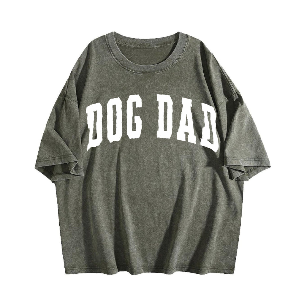 Dog Dad Vintage Washed T-Shirt product image 4