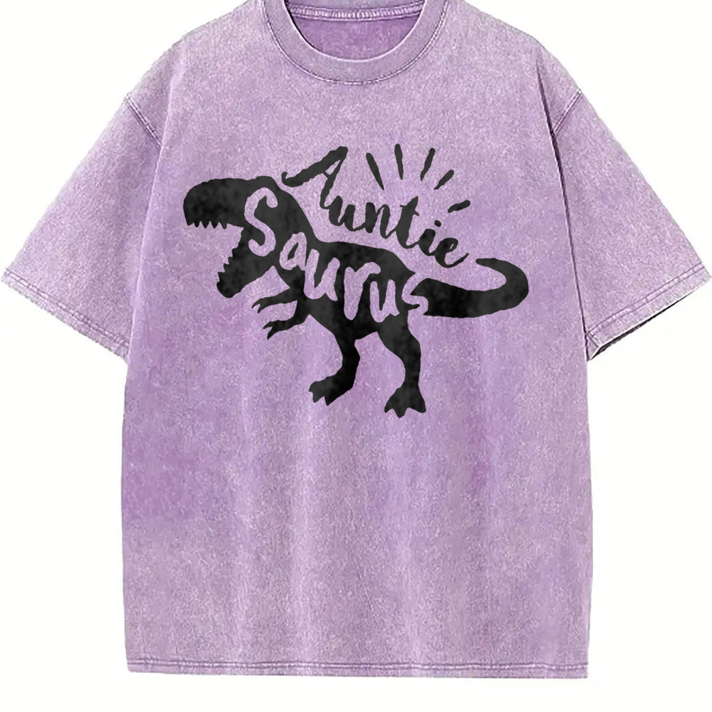 Auntie Saurus Vintage Washed T-Shirt product image 6